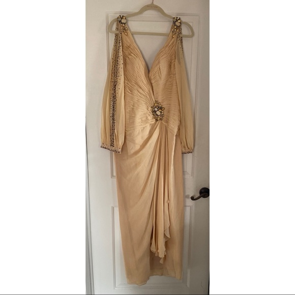 Jovani Evening 17112 Cafe Color - Picture 4 of 8